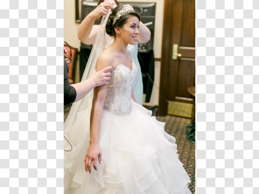 Wedding Dress Shoulder Cocktail - Silhouette Transparent PNG