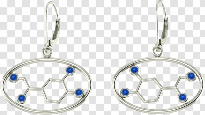 Earring Gold Jewellery Silver Necklace - Cobalt Blue - Motivation Focus Transparent PNG