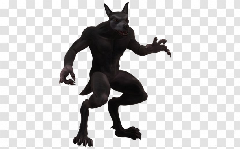 Legendary Creature Animal Figurine Werewolf Character - Figure Transparent PNG