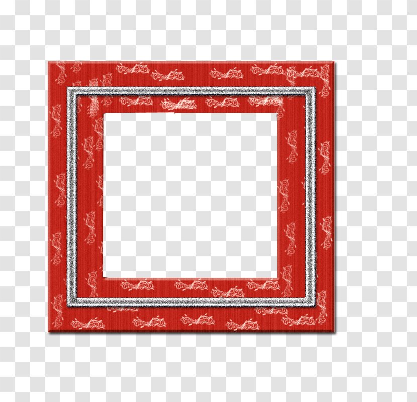 Picture Frames Rectangle Pattern - Red - Frame Transparent PNG