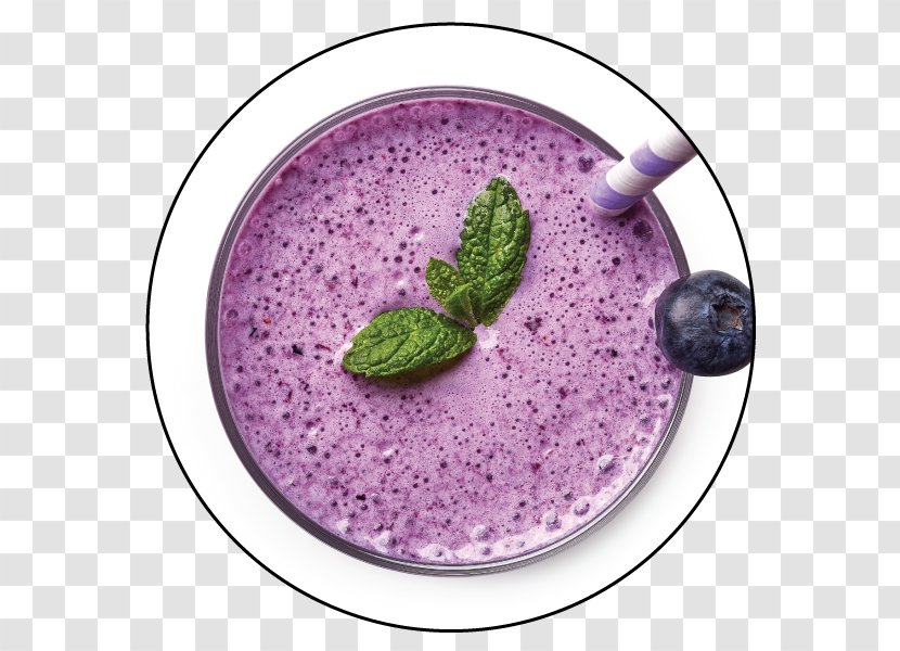 Blueberry Milkshake Smoothie Health Shake Cocktail - Strawberry Transparent PNG