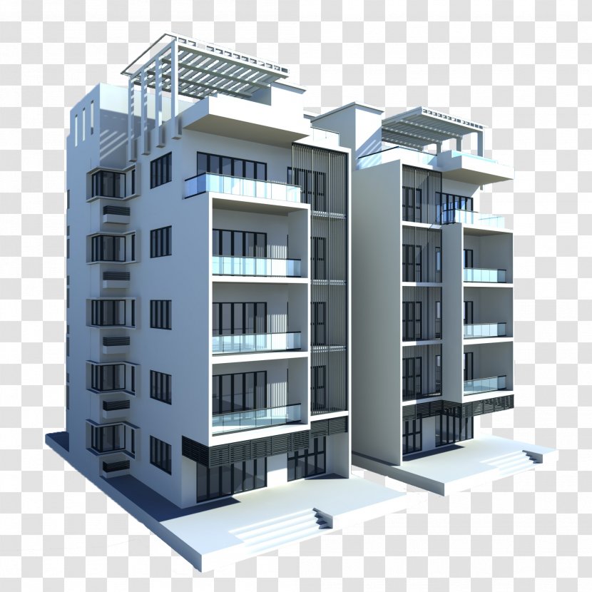 Ranchi Architecture Commercial Building 3D Modeling - Architectural Model Transparent PNG