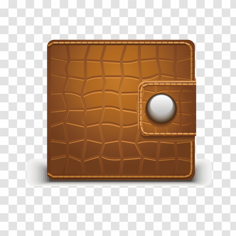Wallet Square, Inc. Pattern - Brown - Vector Transparent PNG