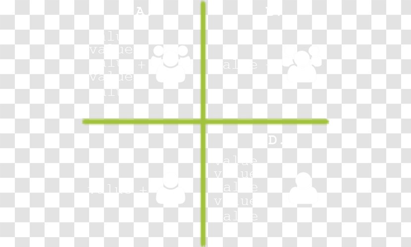 Line Angle Symmetry Leaf - Green - Value Goal Transparent PNG