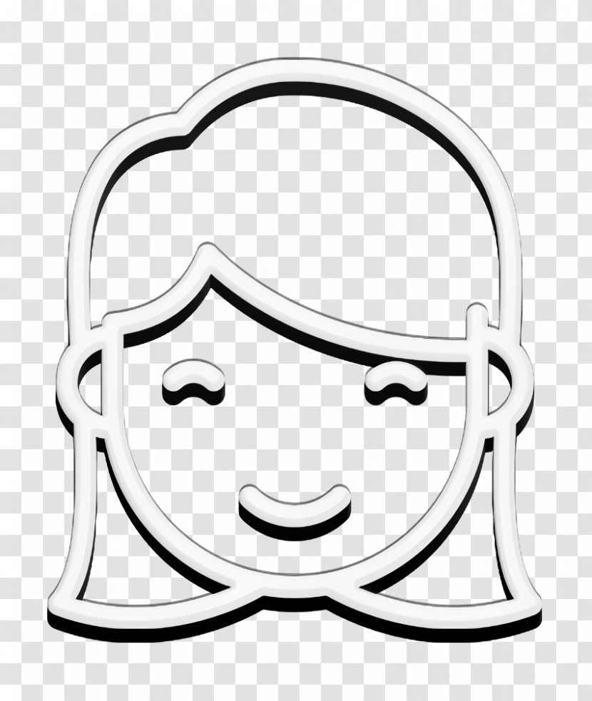 People Faces Icon Face - White - Cheek Smile Transparent PNG