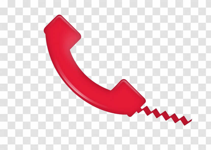 Lawrence Email Telephone Icon - Red - Phone Transparent PNG
