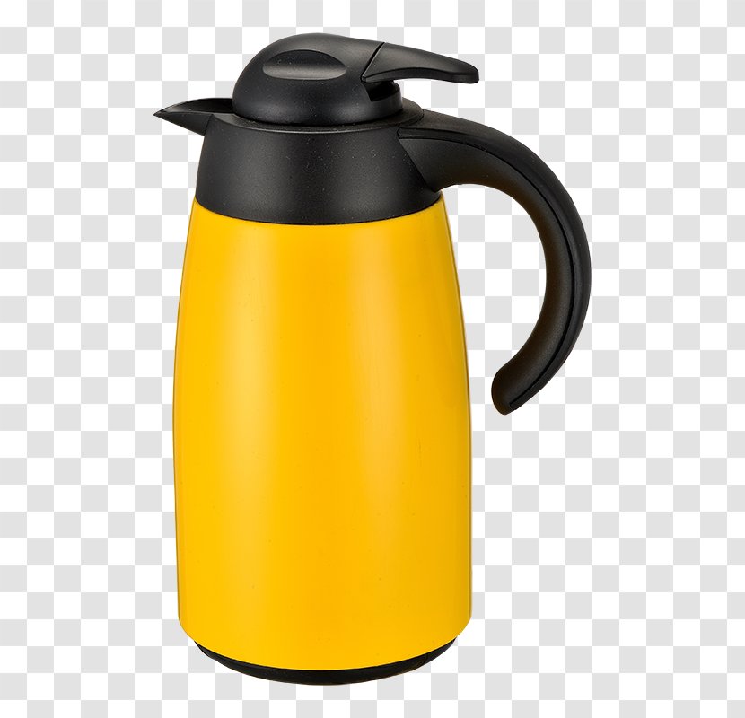 Jug Kettle Thermoses Mug - Yellow Transparent PNG
