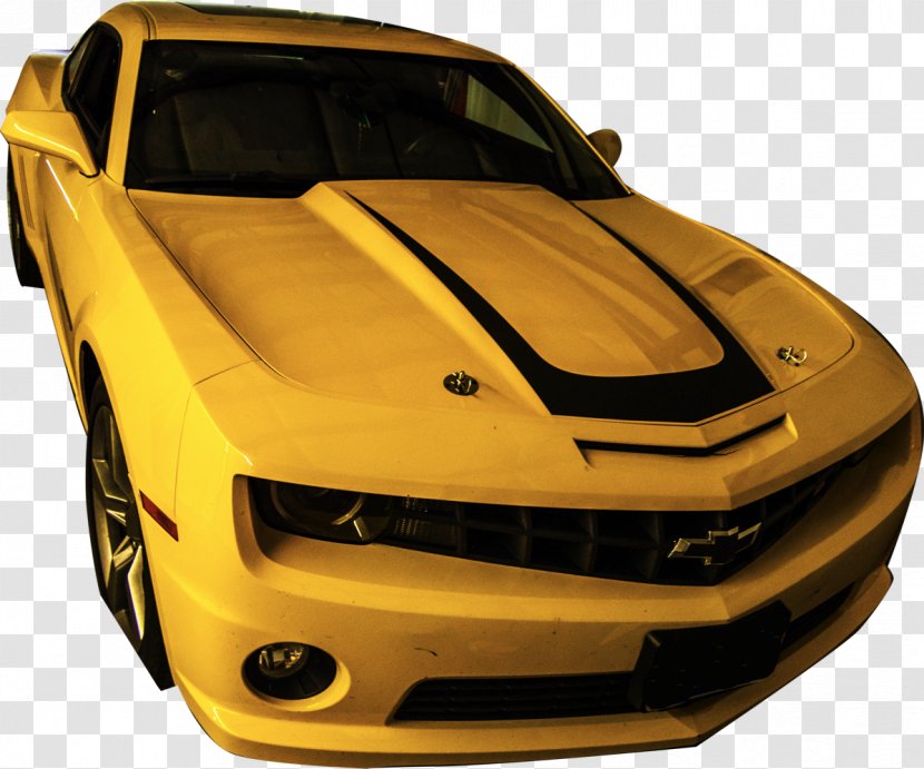 Sports Car Chevrolet Bumper Grille - Yellow Transparent PNG