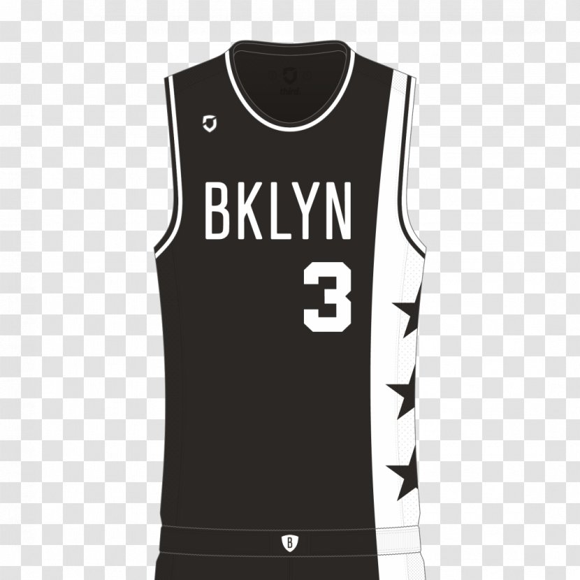 Sports Fan Jersey T-shirt Brooklyn Nets Sleeveless Shirt - Outerwear Transparent PNG