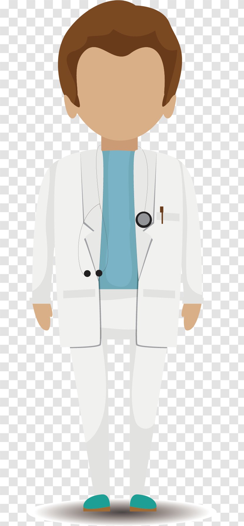 Physician Illustration - Watercolor - Doctor Head Transparent PNG