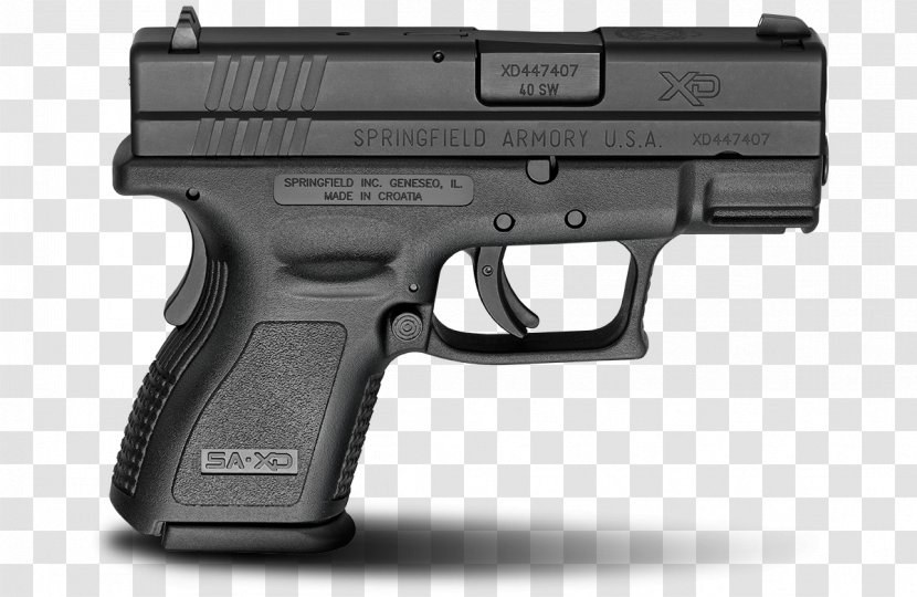 Springfield Armory Subcompact Car HS2000 .40 S&W Semi-automatic Pistol - 45 Acp - Handgun Transparent PNG