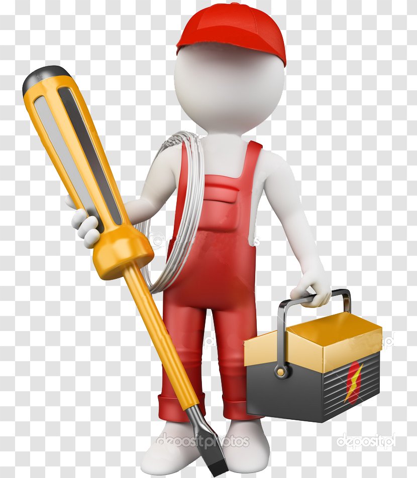 Engineering Cartoon - Package Delivery Tradesman Transparent PNG