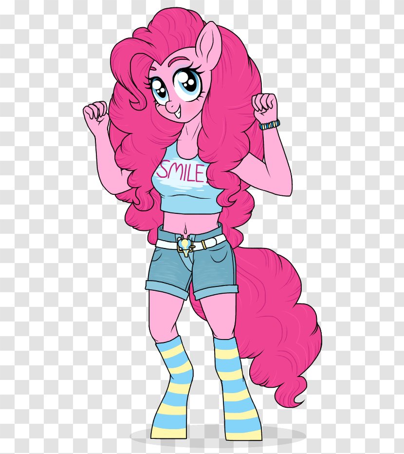 Pinkie Pie Clothing Pony - Flower - Belly Button Transparent PNG