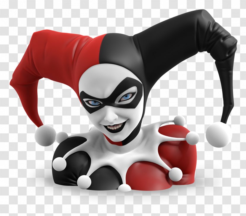 Harley Quinn Joker Batman Figurine Bust Transparent PNG