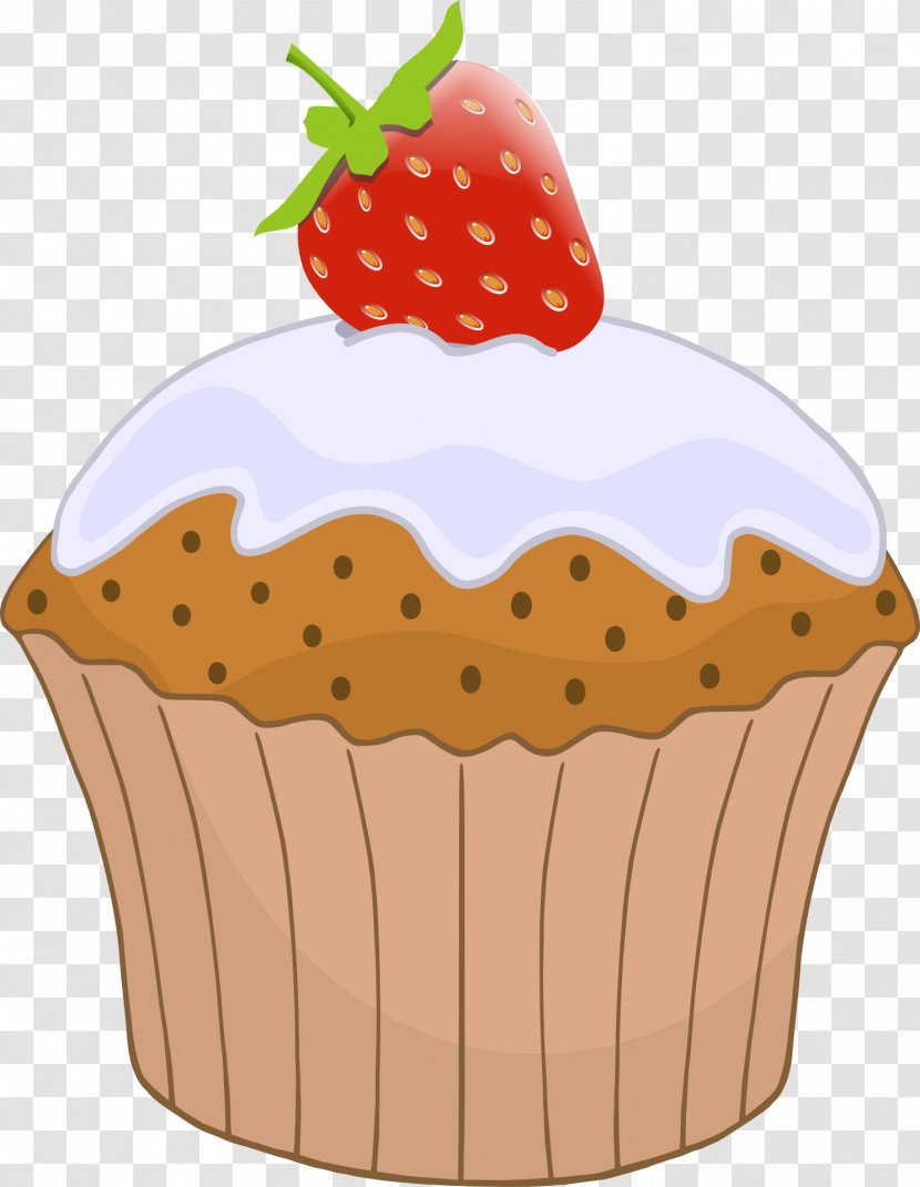 Fruitcake Birthday Cake Carrot Cupcake Wedding - Baking Cup - Strawberry Ice Cream Transparent PNG