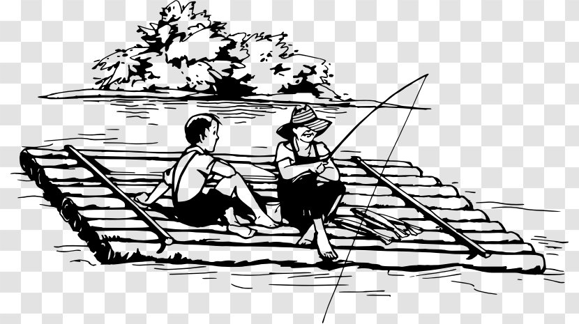 Boat Clip Art - Human Behavior - Wooden Raft Transparent PNG