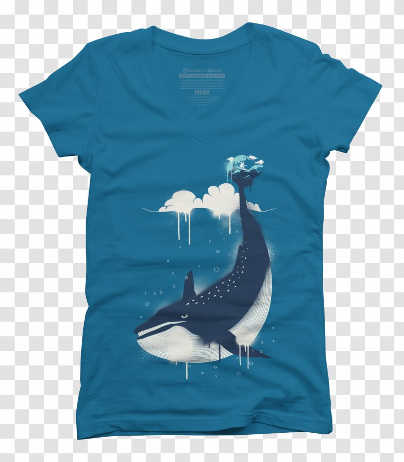 T-shirt Just Keep Swimming Dory Design By Humans Bracelet - Top - Blue Whale Transparent PNG