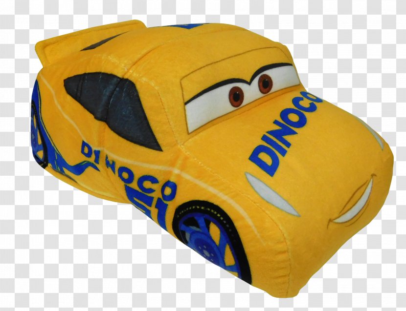 dinoco yellow car