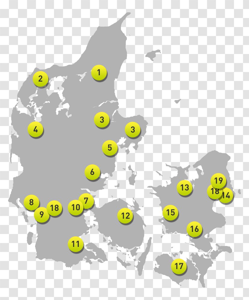 World Map Copenhagen Flag Of Denmark Road - Yellow Transparent PNG