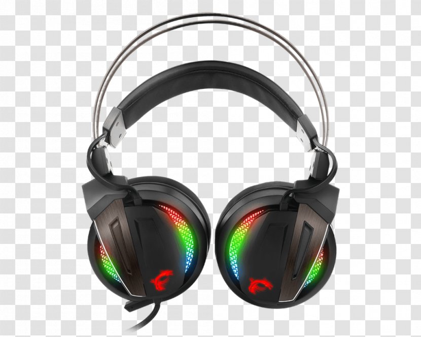 Microphone MSI Immerse GH70 Gaming Headset Headphones ImmerseGH70 - Technology Transparent PNG