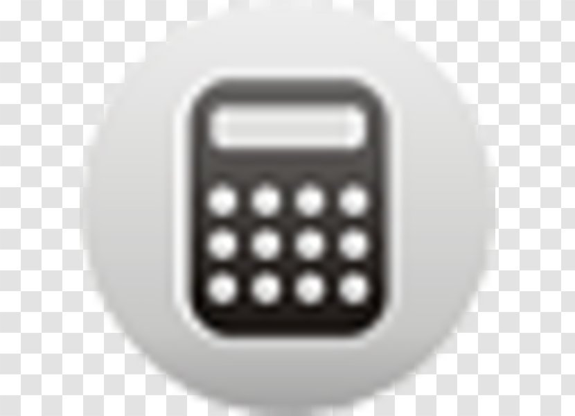 Icon Design Vector Graphics Illustration - Technology - Calculator Transparent PNG