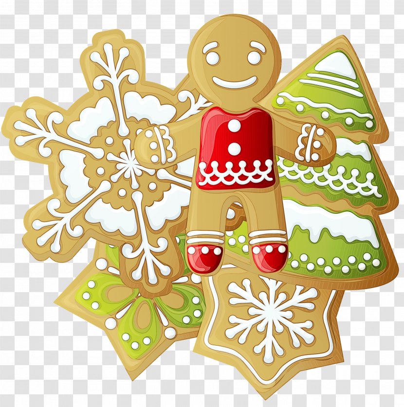 Christmas Ornament Lebkuchen Gingerbread Tree Day - Icing Transparent PNG