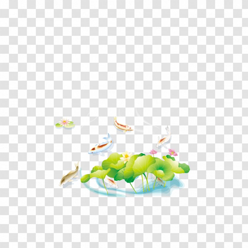 Jincheng Guangdong Han Dynasty Falun Gong Yuefu - China - Lotus Fish Pattern Transparent PNG