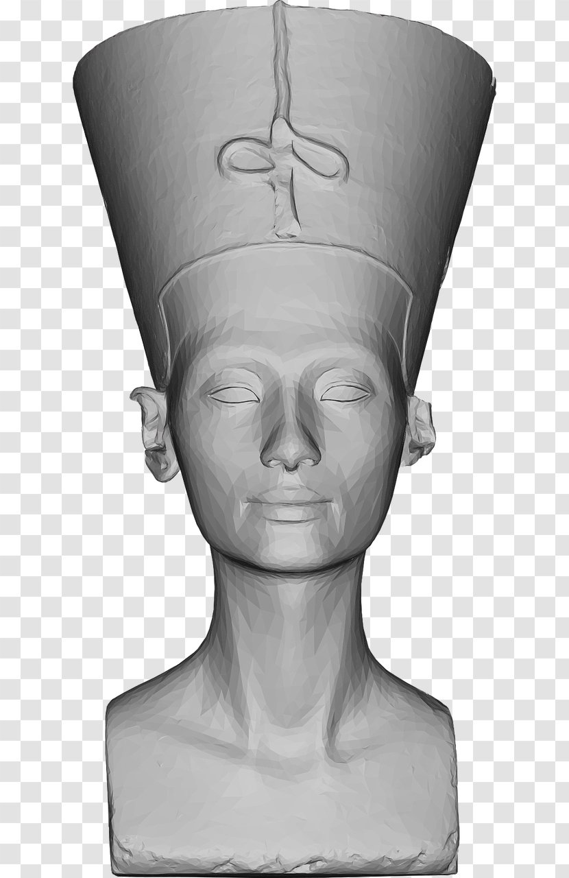 Nefertiti Bust Ancient Egypt - My Brain Transparent PNG