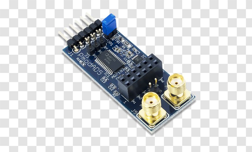 Microcontroller MyRIO Analog-to-digital Converter Pmod Interface Electronics - Fieldprogrammable Gate Array - Robot Circuit Board Transparent PNG