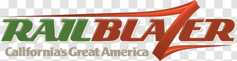 California's Great America RailBlazer Logo Roller Coaster Rocky Mountain Construction - Frame - Six Flags Transparent PNG