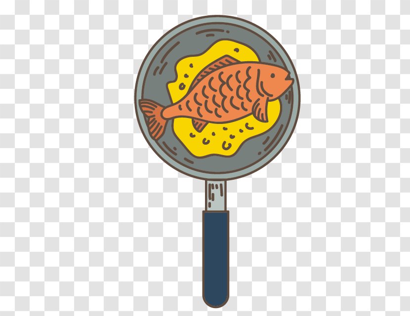 Seafood Barbecue Frying Pan Roasting - Television - Vector Fried Fish Transparent PNG