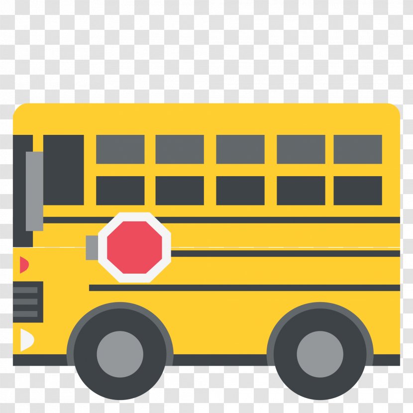 Trolleybus Emoji Text Messaging SMS - Yellow - Bus Transparent PNG