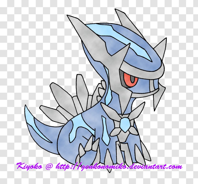 Dialga Et Palkia Giratina Drawing - Cartoon - Pokemon Transparent PNG