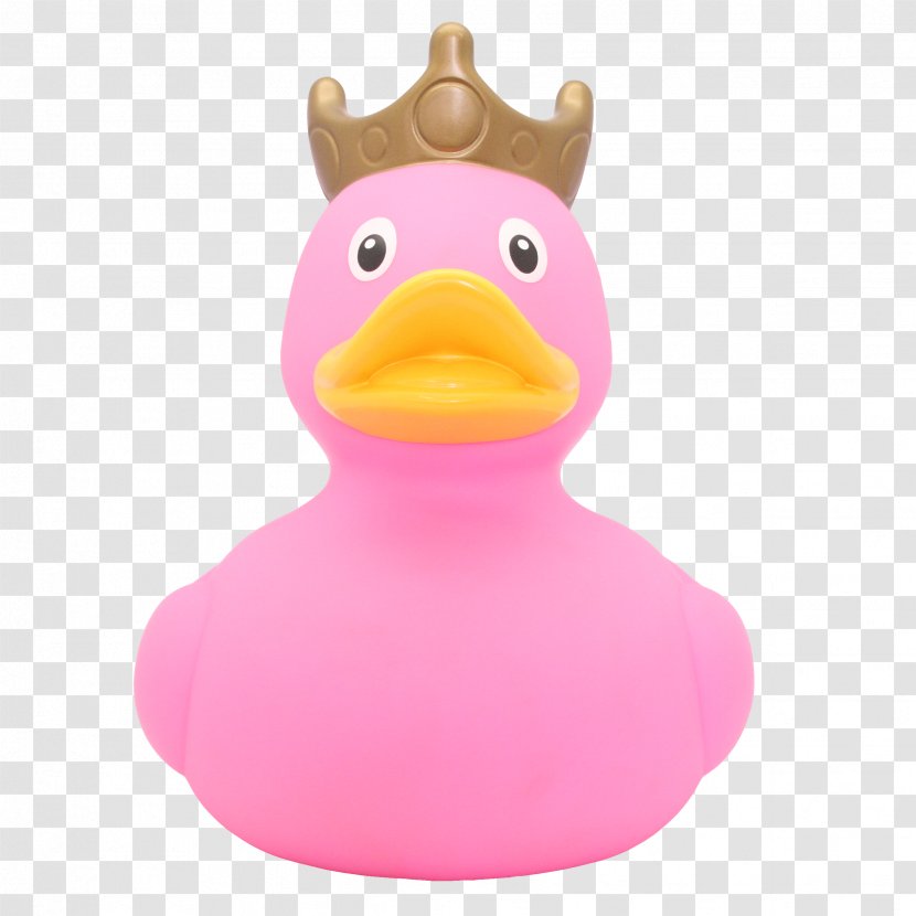 Rubber Duck Natural Bathtub Toy - Magenta - Jemima Puddle Transparent PNG