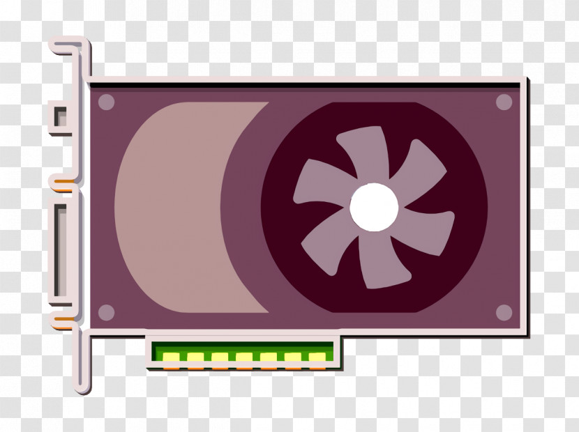 Video Card Icon Technology Elements Icon Transparent PNG