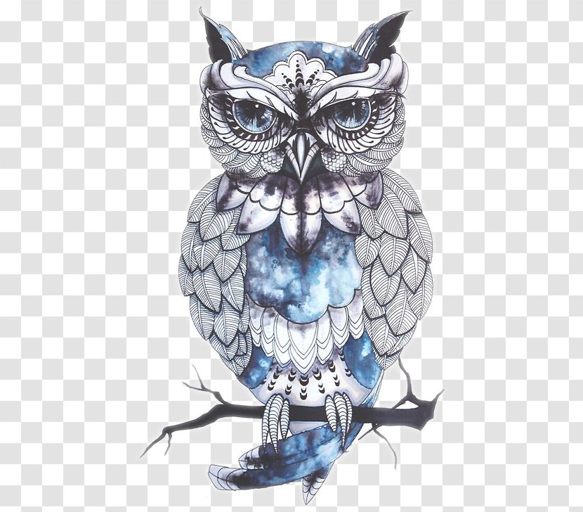 Owl Tattoo Artist Bird Drawing Transparent PNG
