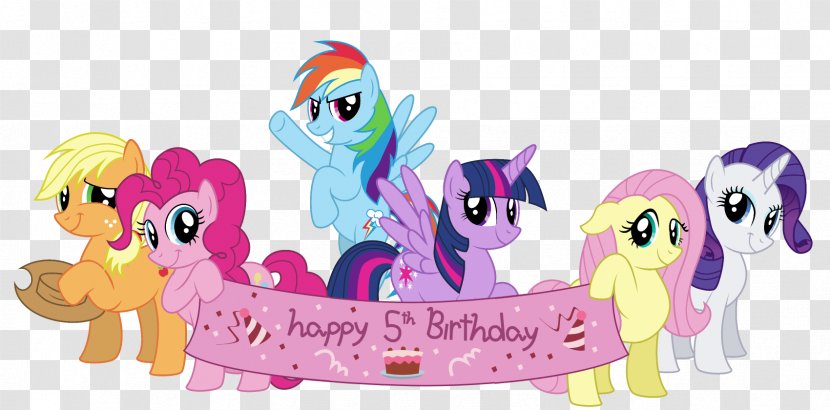 My Little Pony Pinkie Pie Birthday Greeting & Note Cards Transparent PNG