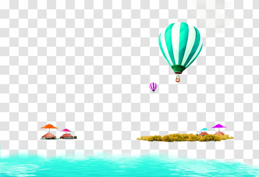 Balloon Clip Art - Animation - Summer Beach Border Texture Transparent PNG
