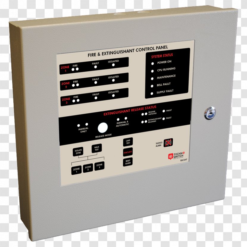 Fire Alarm Control Panel Technoswitch System - Oryx Transparent PNG