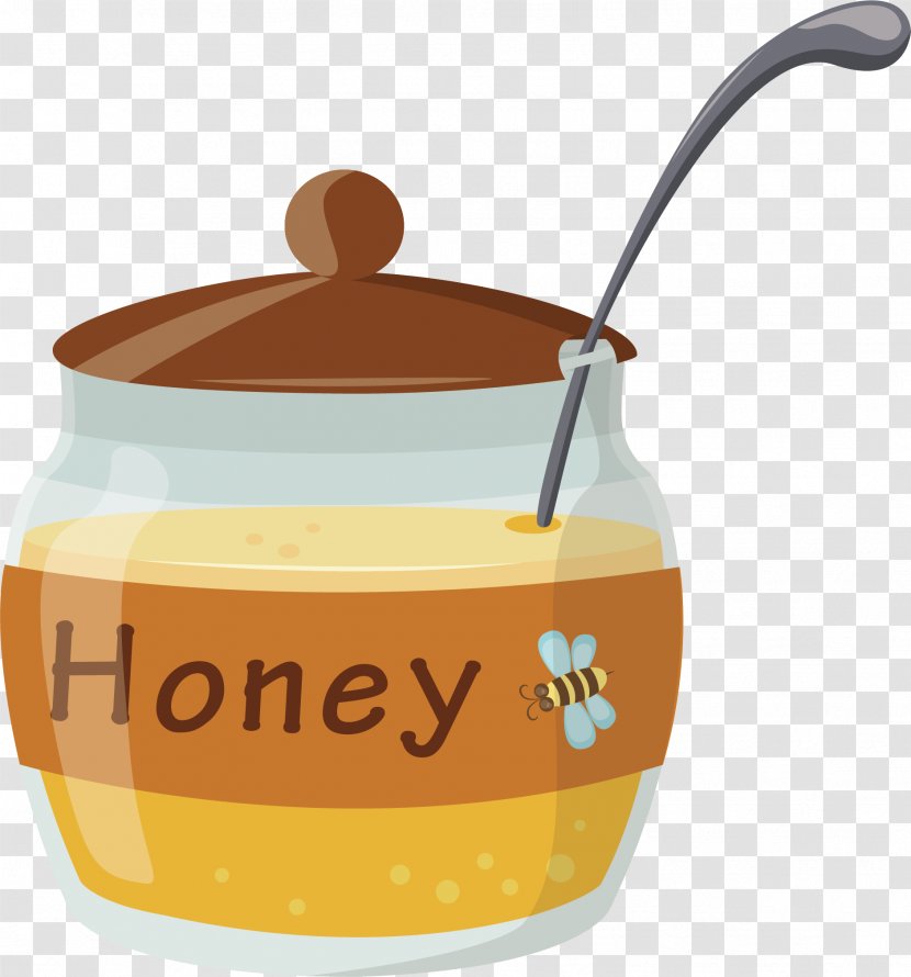 Jar Honey Adobe Illustrator Cartoon - Animation - Vector Transparent PNG