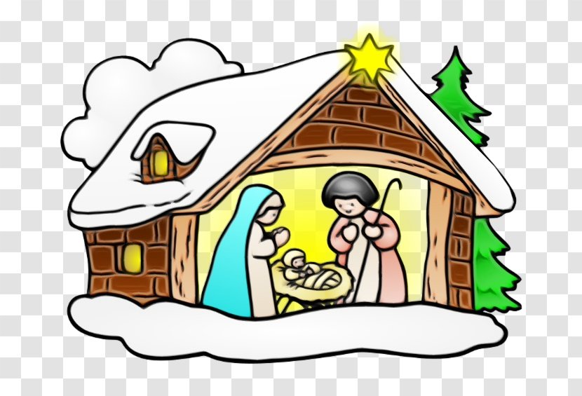 Christmas Decoration Cartoon - Bible - Eve Transparent PNG