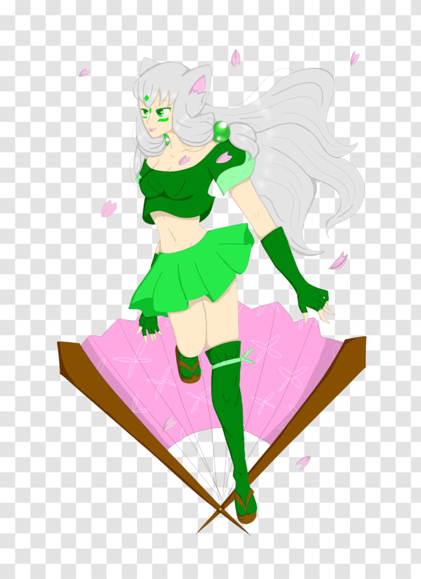 Illustration Clip Art Fairy Design Green - Watercolor Transparent PNG