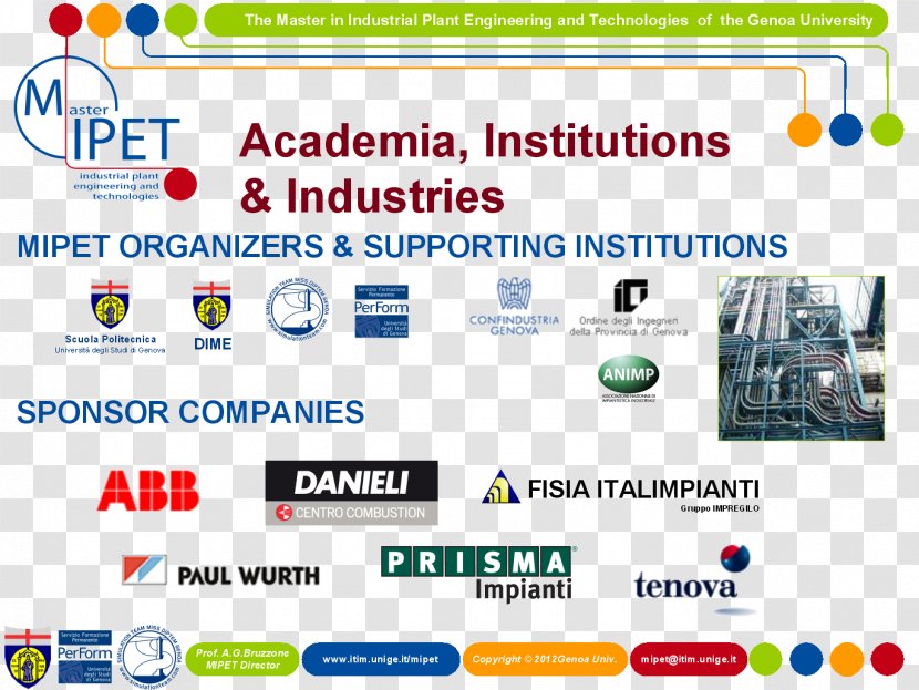 University Of Genoa Organization Engineering Master's Degree - Online Advertising - Technology Transparent PNG