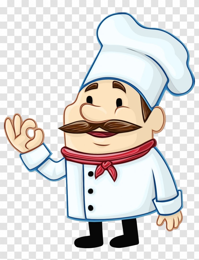 Cartoon Clip Art Cook Pleased Thumb - Fictional Character Smile Transparent PNG