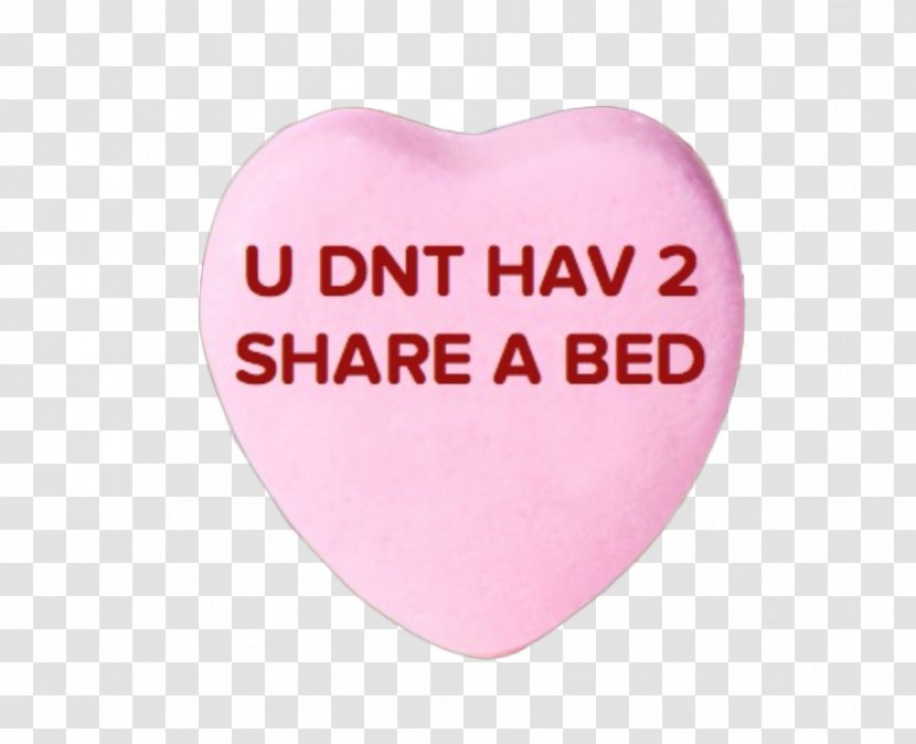 Large Conversation Candy Hearts Love Font - Magenta - Valentine Transparent PNG