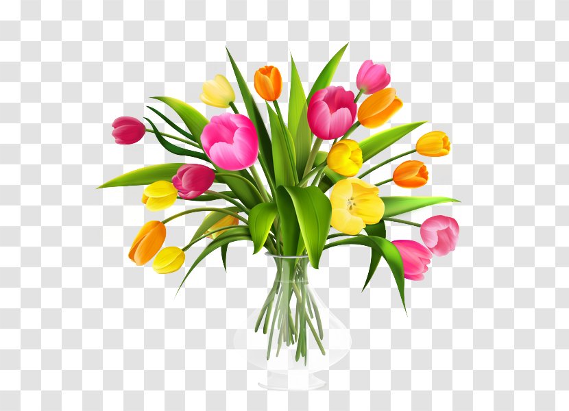 Flower Bouquet Tulip Clip Art - Arranging Transparent PNG