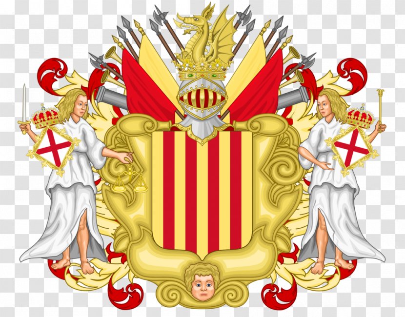 Coat Of Arms Catalonia Catalan Republic Spain - Insegna - National Emblem France Transparent PNG