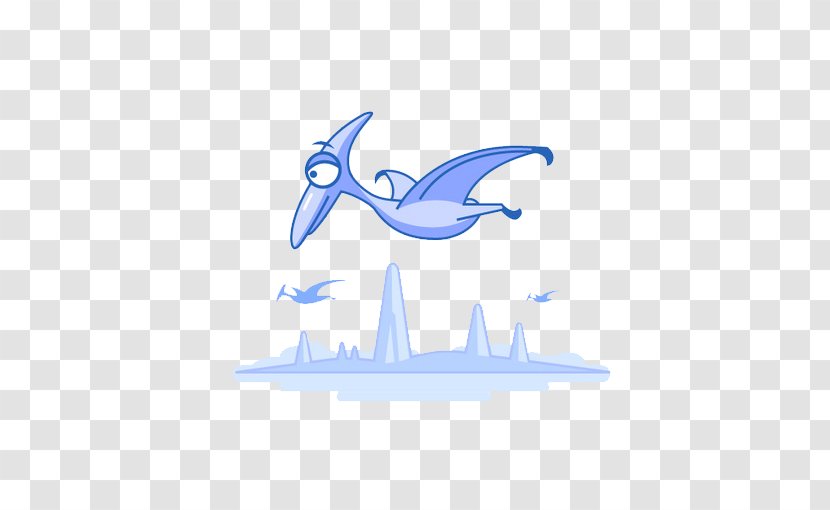 Pterosaurs Design Illustration Dolphin - Seabird - Logo Transparent PNG