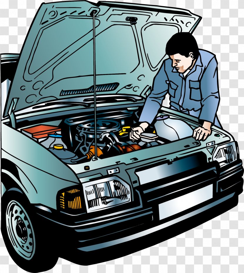 Car Malaysia Flat Tire Bumper - Motor Vehicle - Repair People Transparent PNG