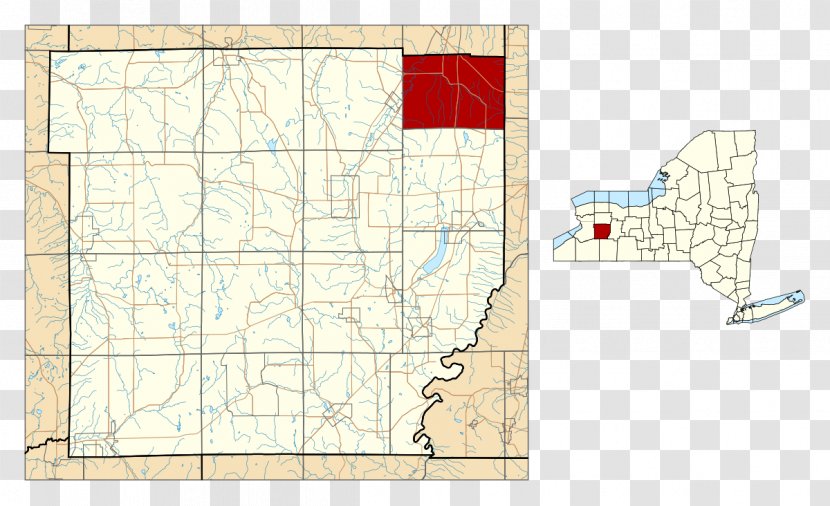 Genesee County, New York Covington Monroe Livingston - Map Transparent PNG